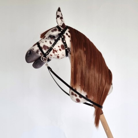 Realistyczny hobby horse, konik na patyku, appaloosa A4 Realistyczny hobby horse, konik na patyku, appaloosa A4