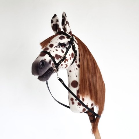 Realistyczny hobby horse, konik na patyku, appaloosa A4 Realistyczny hobby horse, konik na patyku, appaloosa A4