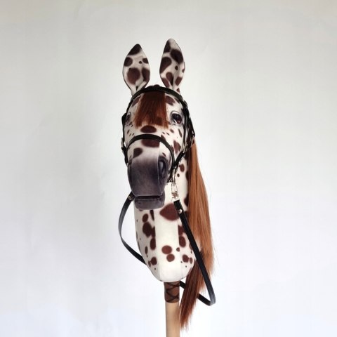 Realistyczny hobby horse, konik na patyku, appaloosa A4 Realistyczny hobby horse, konik na patyku, appaloosa A4
