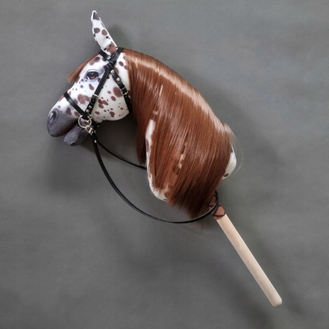 Realistyczny hobby horse, konik na patyku, appaloosa A4 Realistyczny hobby horse, konik na patyku, appaloosa A4