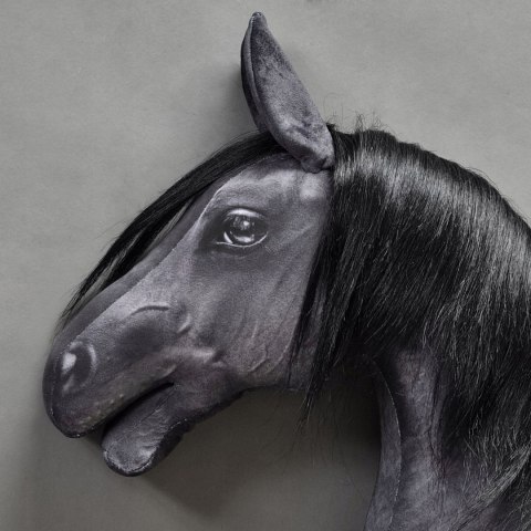 Realistyczny hobby horse, konik na patyku, czarny / kary A4 Realistyczny hobby horse, konik na patyku, czarny / kary A4