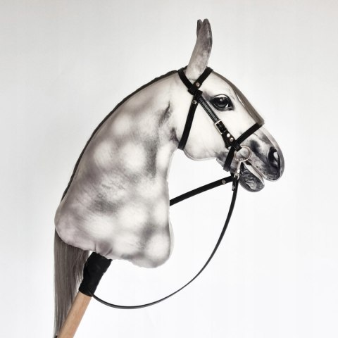 Realistyczny hobby horse, konik na patyku, jabłkowity A4