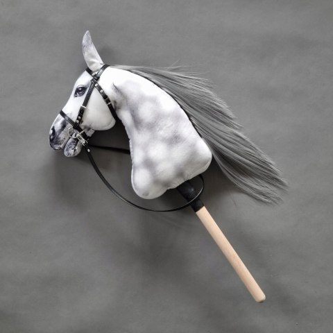 Realistyczny hobby horse, konik na patyku, jabłkowity A4
