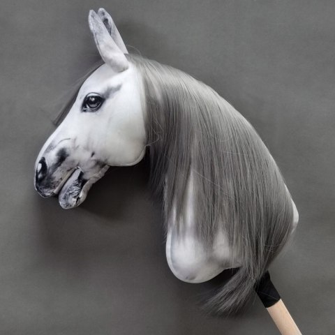 Realistyczny hobby horse, konik na patyku, jabłkowity A4