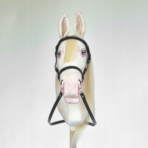 Realistyczny hobby horse, konik na patyku, koń ecru, Cremello A4 Realistyczny hobby horse, konik na patyku, koń ecru, Cremello A4